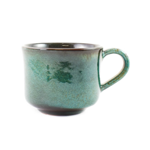 Puglia Teal Crackle Glaze Mug