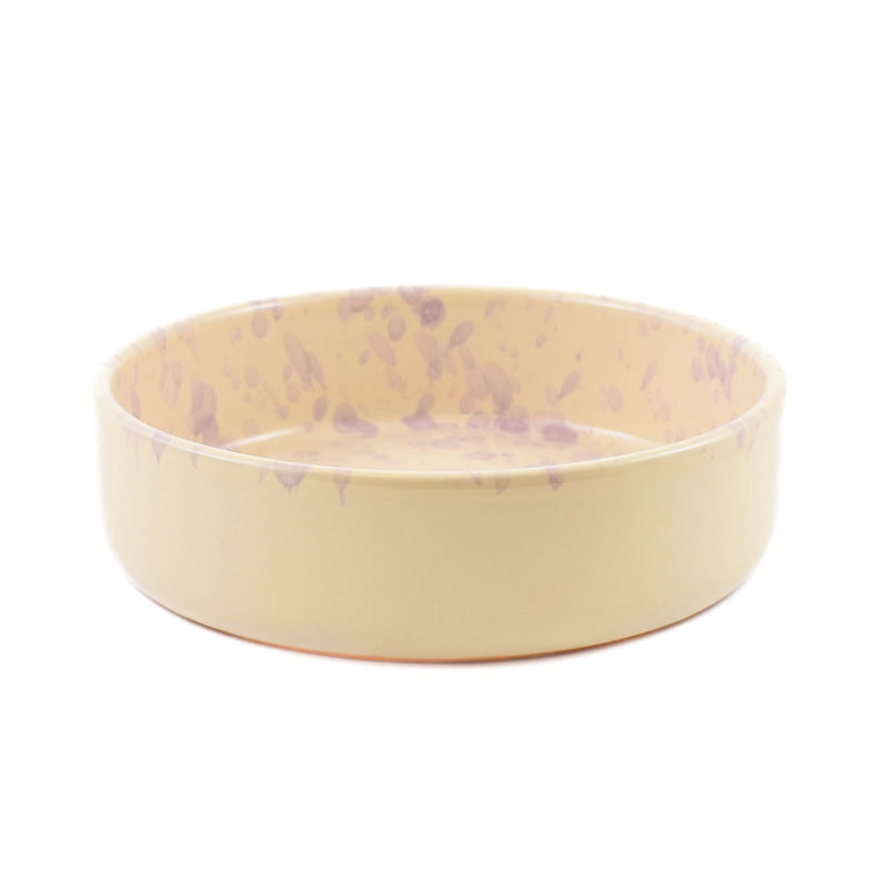 Puglia Lilac Splatter Pet Bowl, 19.5cm