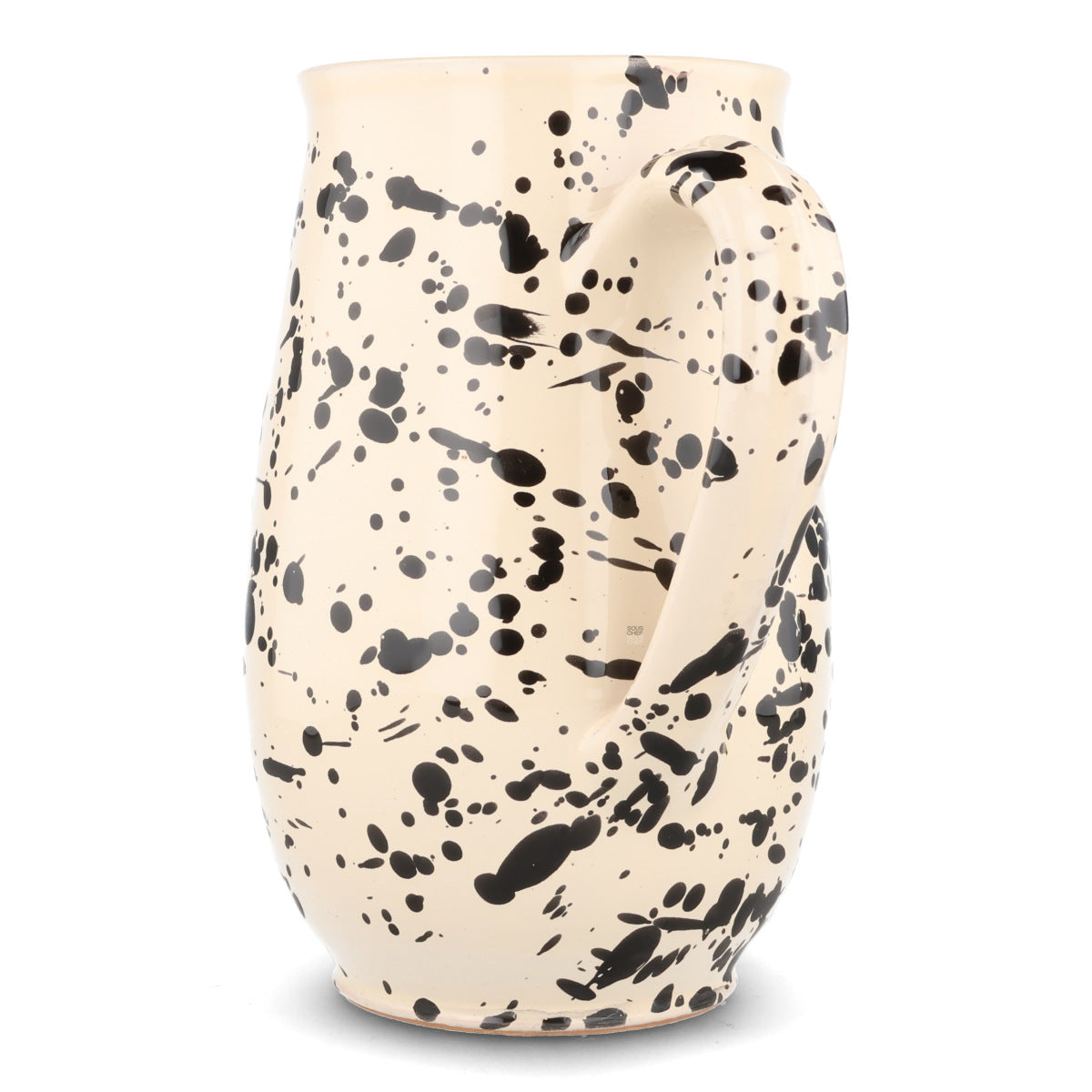 Puglia Black Splatter Pitcher, 1 Litre