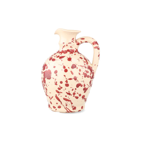 Puglia Burgundy Splatter Oil Bottle, 250ml