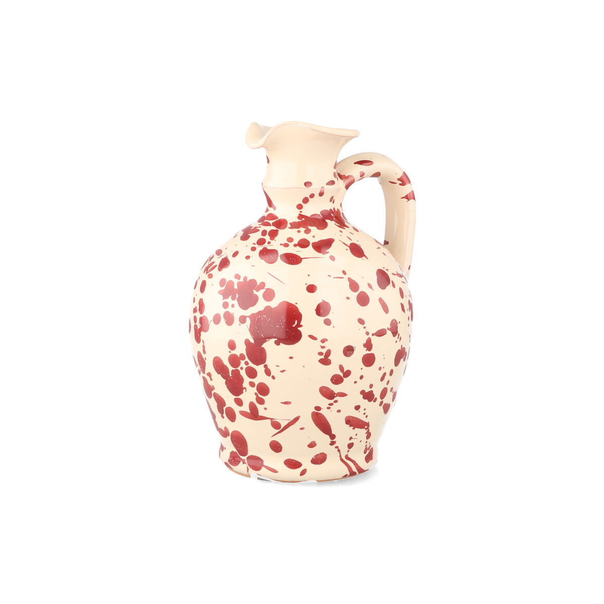 Puglia Burgundy Splatter Oil Bottle, 250ml