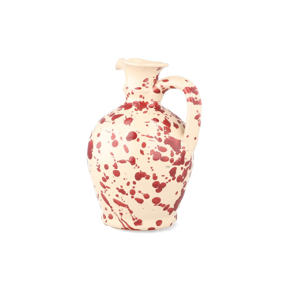 Puglia Burgundy Splatter Oil Bottle, 250ml