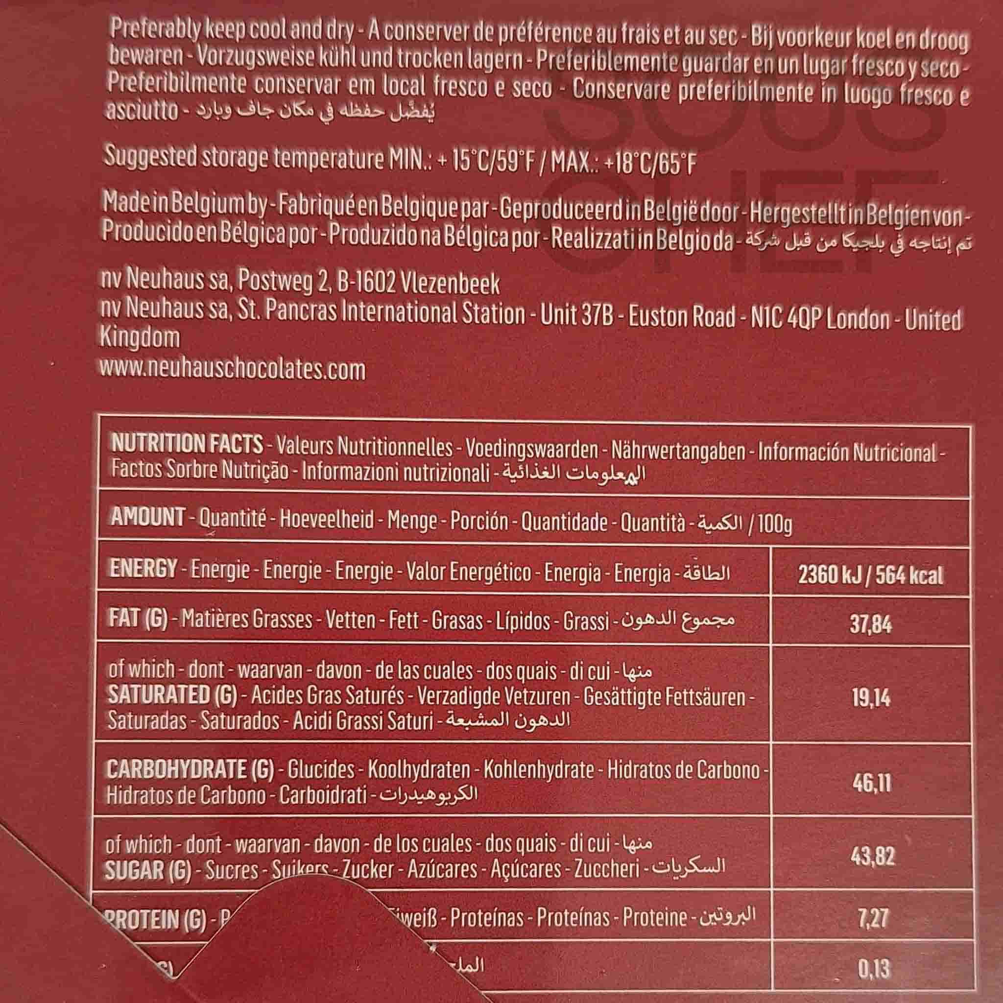 Neuhaus Chocolate Advent Calendar Classic, 277g