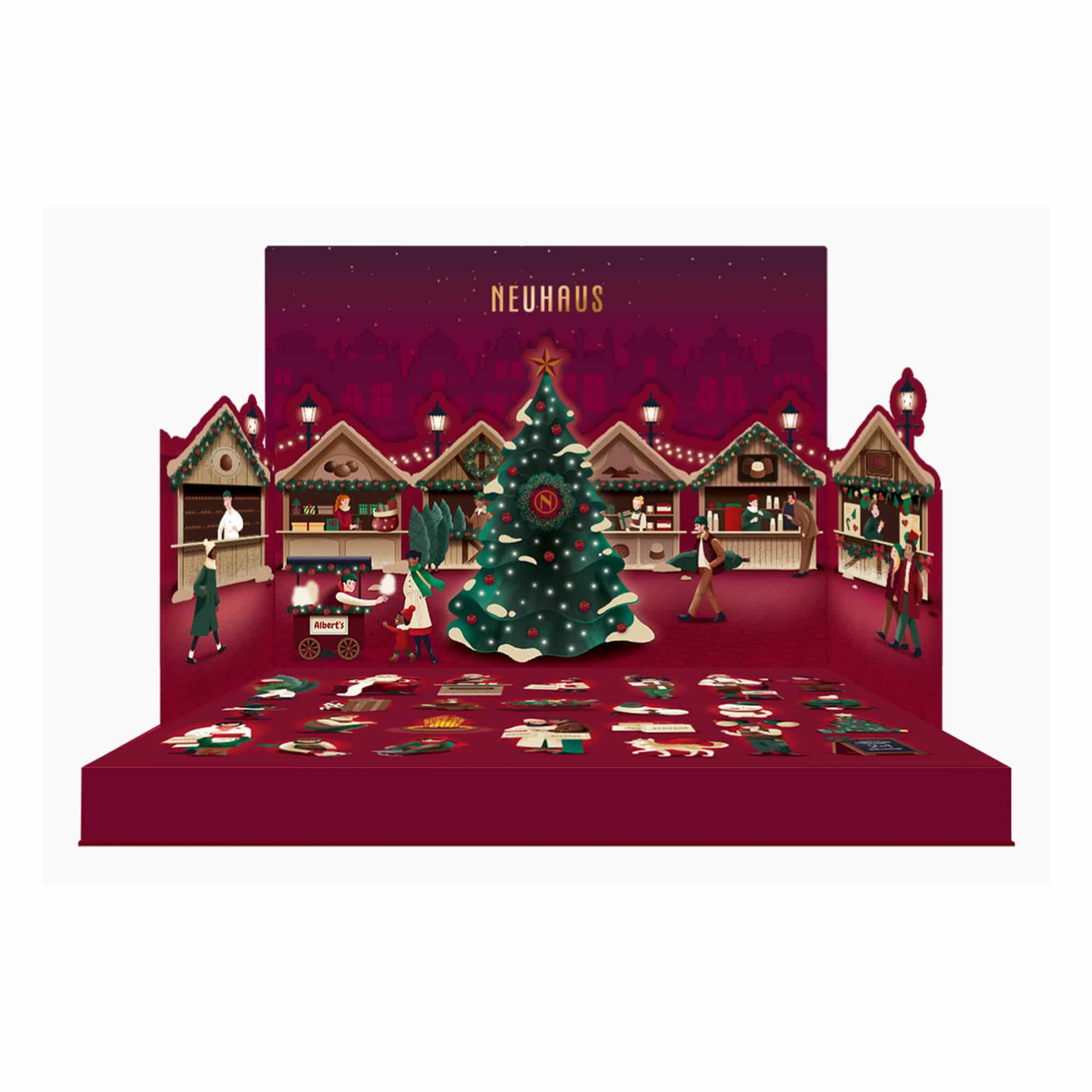 Neuhaus Chocolate Advent Calendar Pop Up 313g Buy Online UK Sous