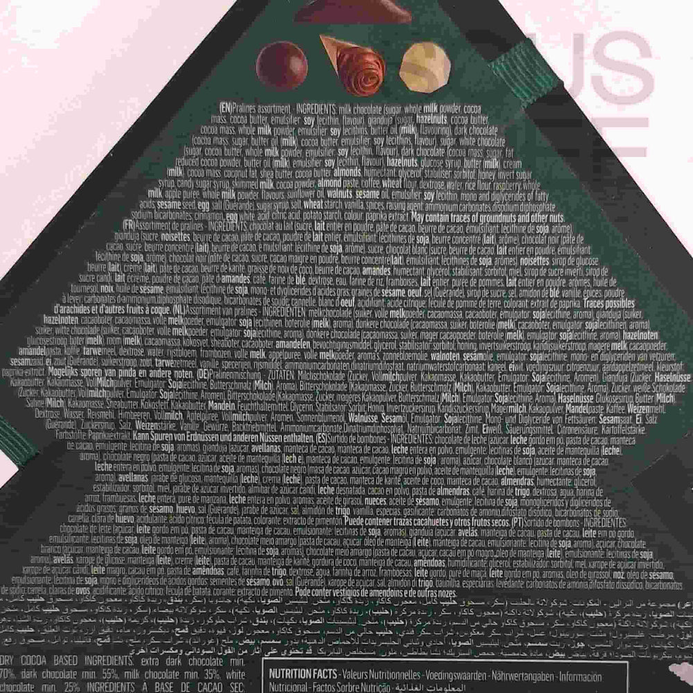 Neuhaus Belgian Chocolates Christmas Tree Box - 27 Pieces