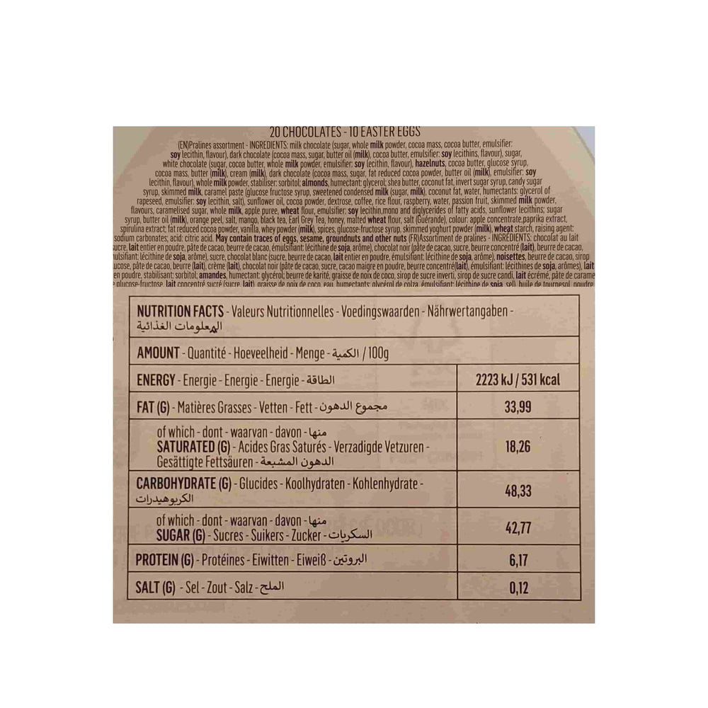 Neuhaus Easter Egg with Pralines, 362g