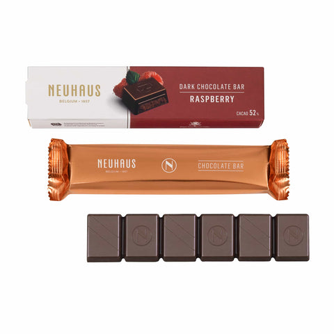 Neuhaus Dark Chocolate Raspberry Bar, 50g