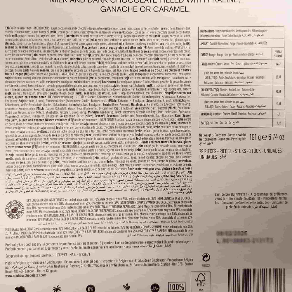 Neuhaus Magritte Chocolate Box, 191g