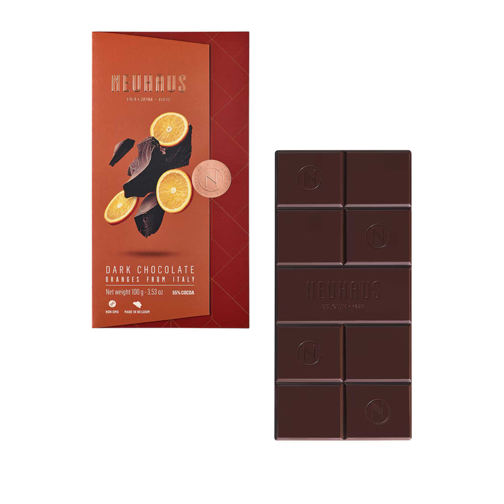 Neuhaus Dark Orange Chocolate Bar, 100g