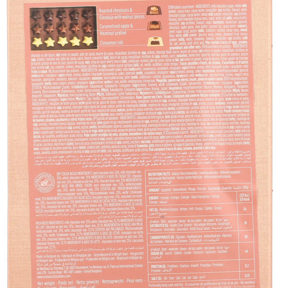 Neuhaus Limited Edition Souvenirs Stars Chocolate Selection, 159g