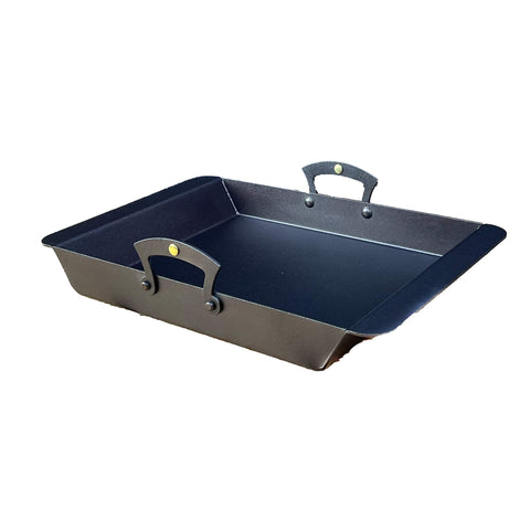 Netherton Foundry Spun Iron Roasting Tray, 22x24cm