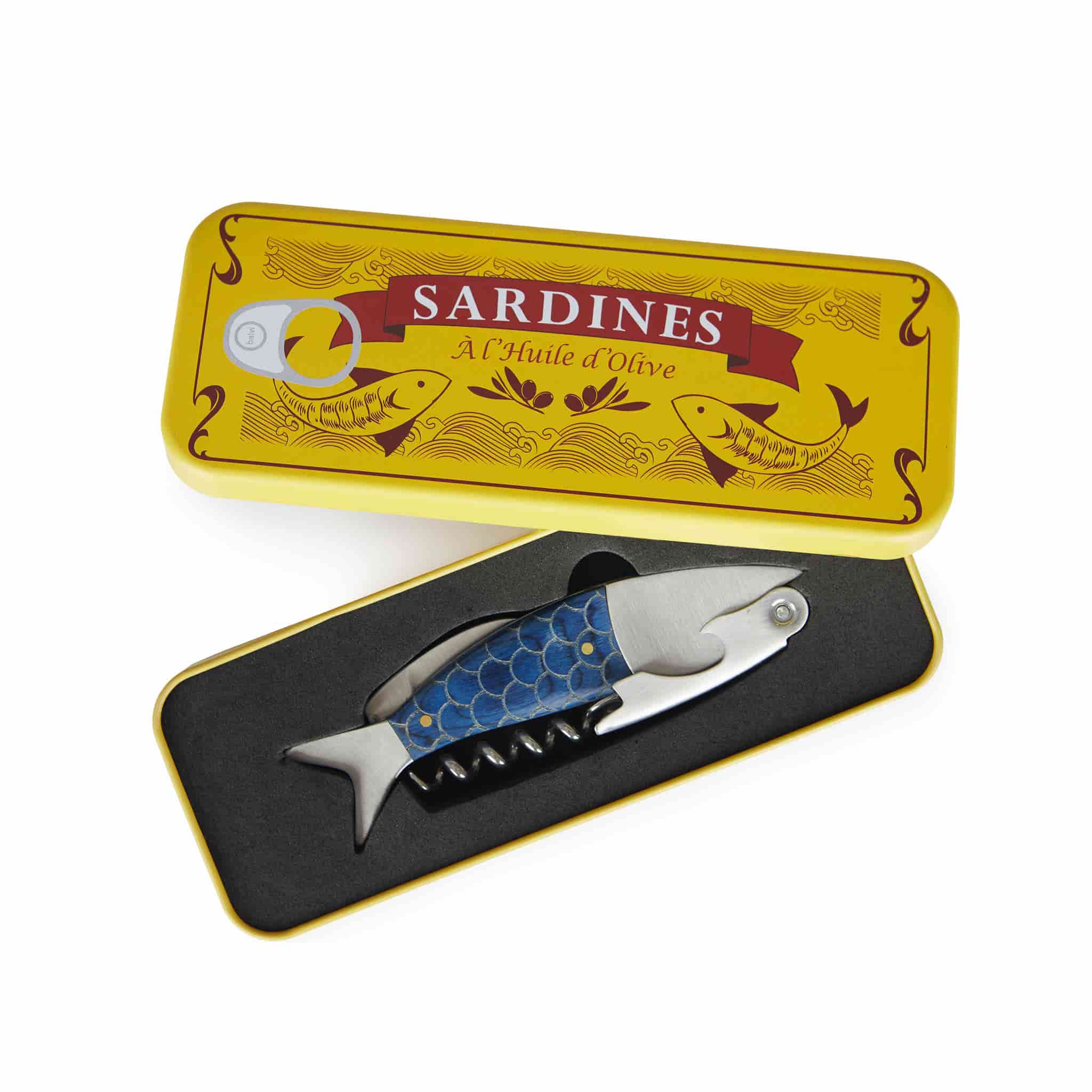 Sardine in a Tin Corkscrew