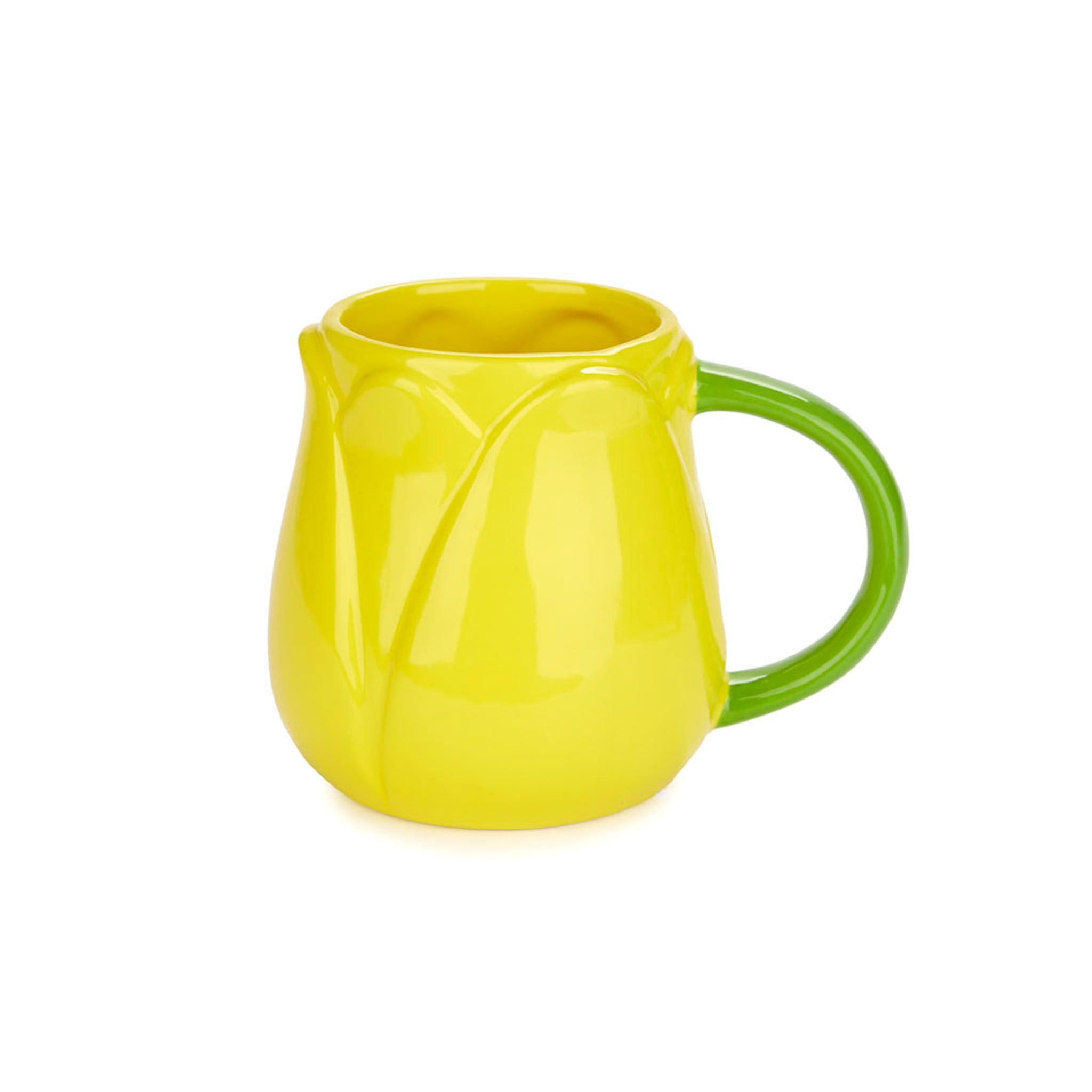 Yellow Tulip Coffee Cup, 400ml