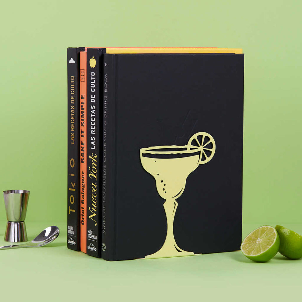 Cocktail Metal Bookend