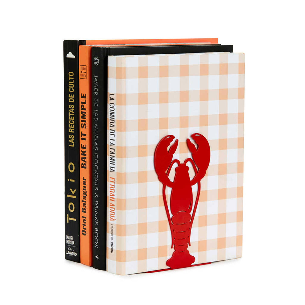Red Lobster Metal Bookend