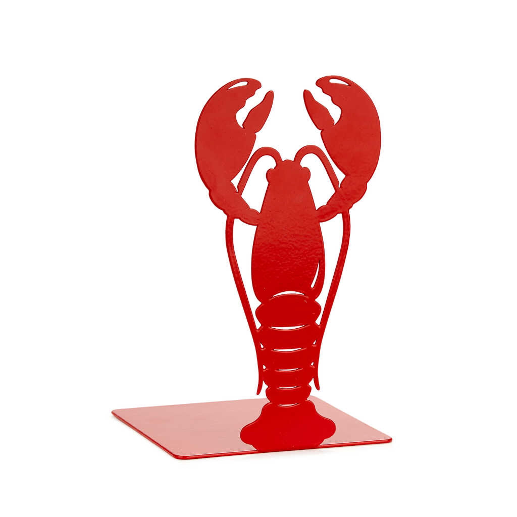 Red Lobster Metal Bookend
