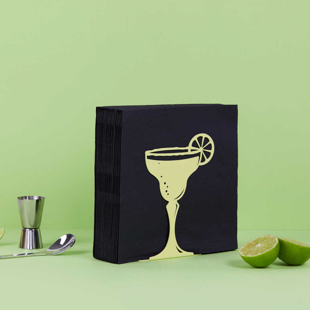 Cocktail Metal Napkin Holder