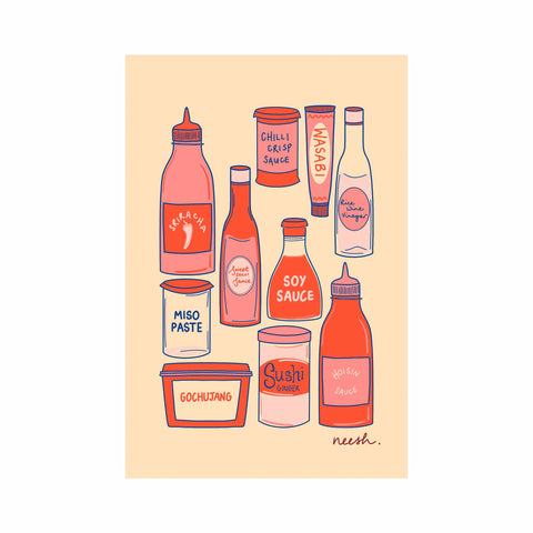 Neesh Home Saucy Tea Towel