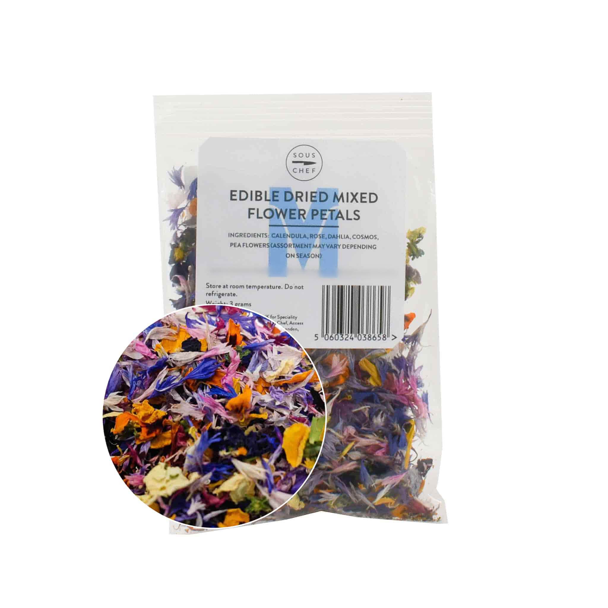 Edibal Flowr Edible Flowers - For Cakes, Salads, Biscuits | Buy at Sous Chef UK