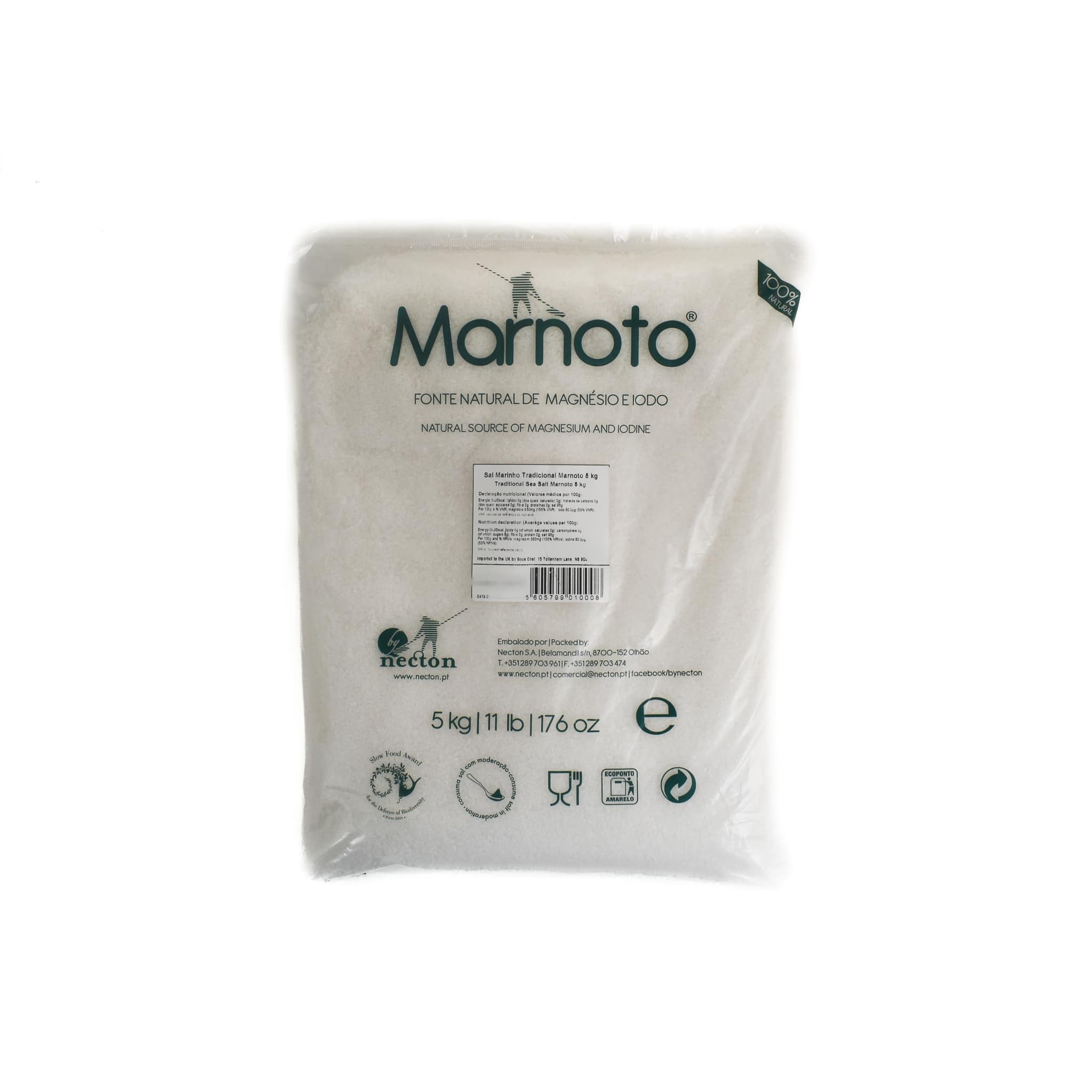 Marnoto Hand Harvest Coarse Sea Salt, 5kg