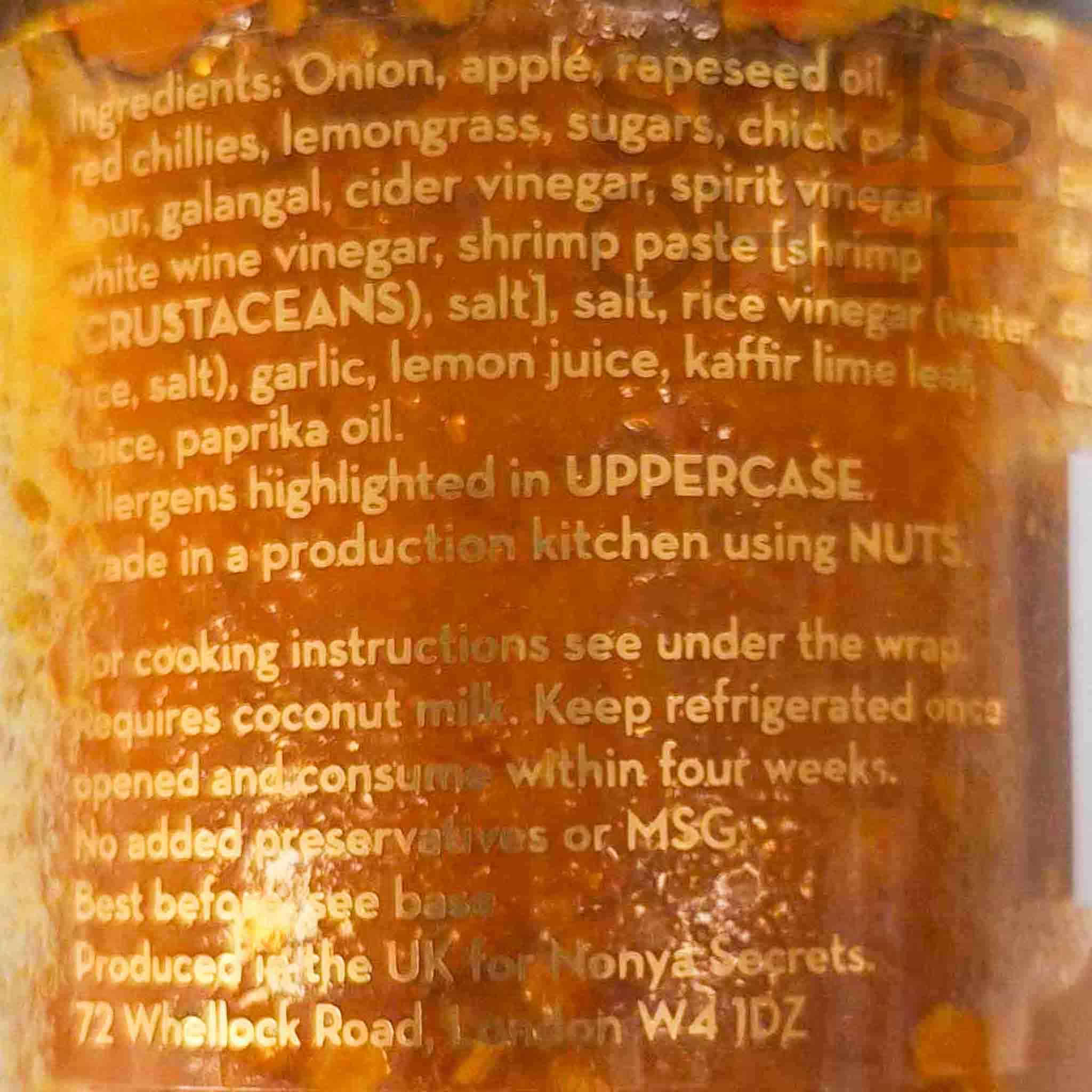 Nonya Secrets Sambal Curry Mix, 170g