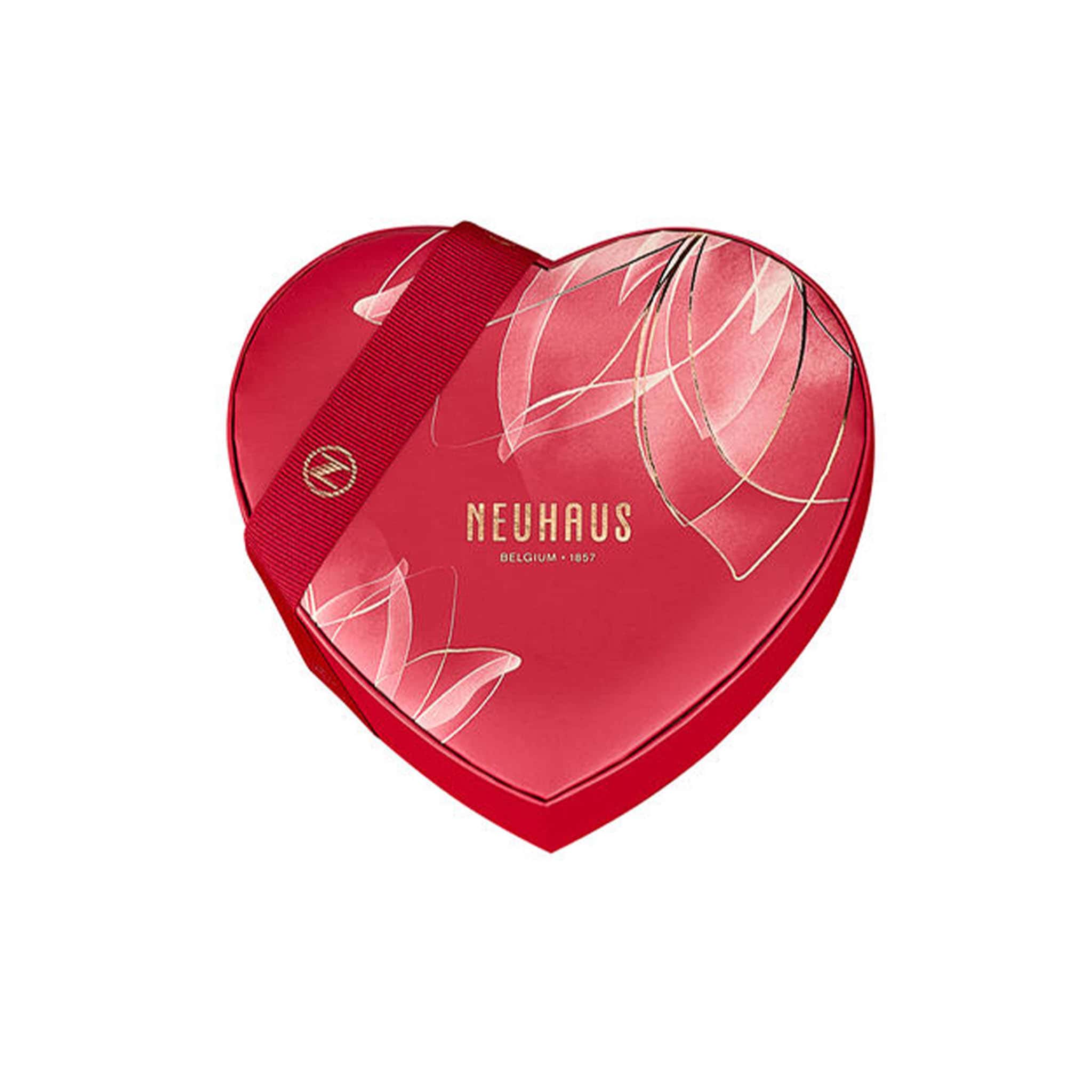 Neuhaus Small Red Heart Box of Chocolates, 185g