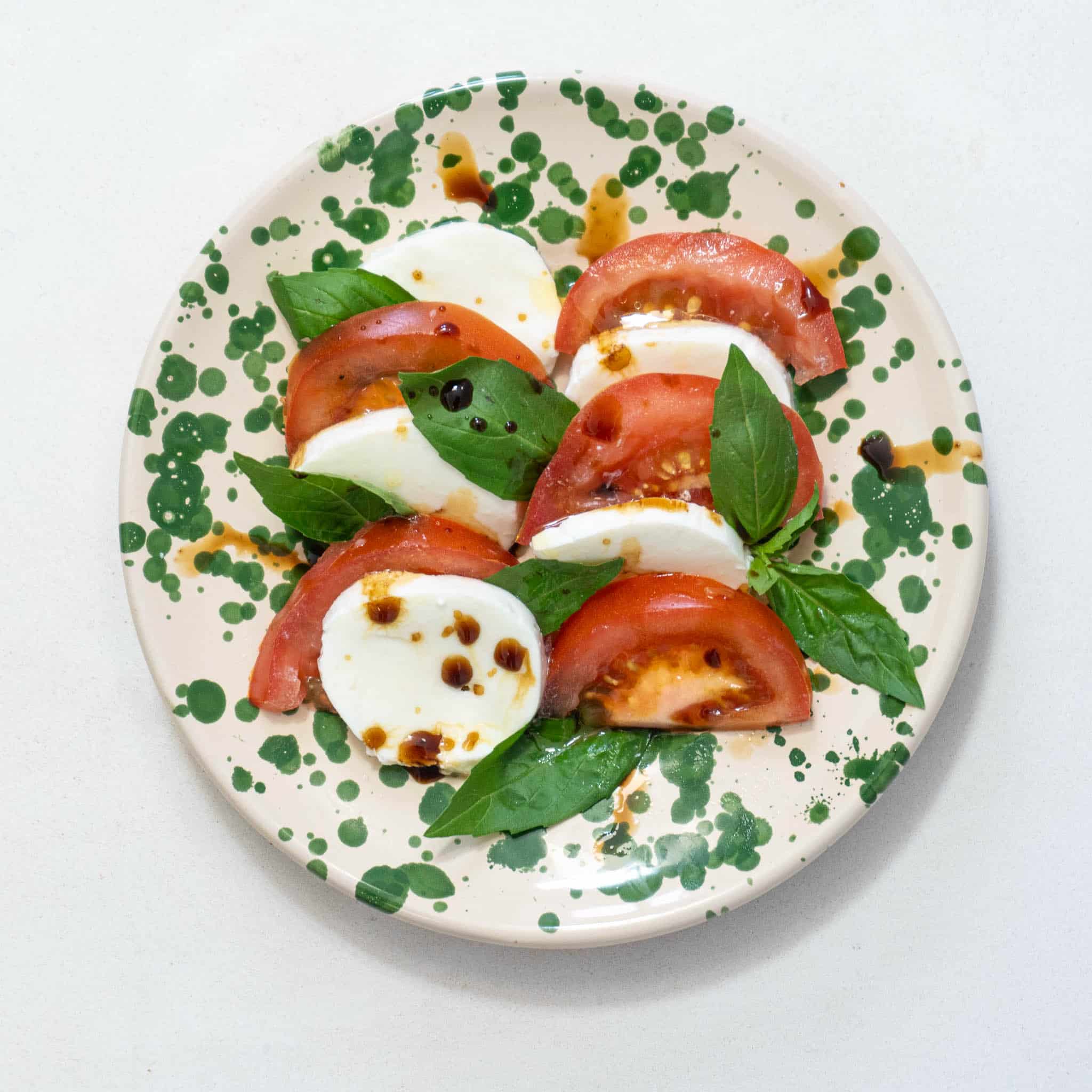 Puglia Green Splatter Dinner Plate, 27cm