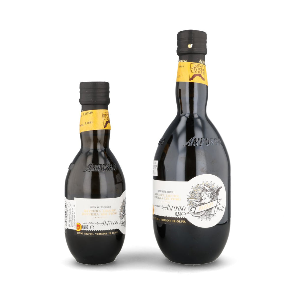 Olio Anfosso Taggiasca DOP Riviera Ligure-Riviera dei Fiori Extra Virgin Olive Oil