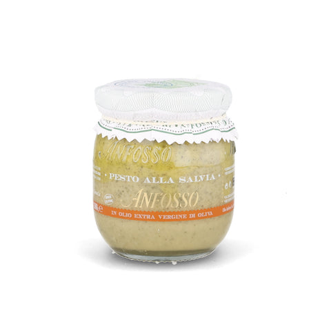 Olio Anfosso Sage Pesto in Extra Virgin Olive Oil, 180g