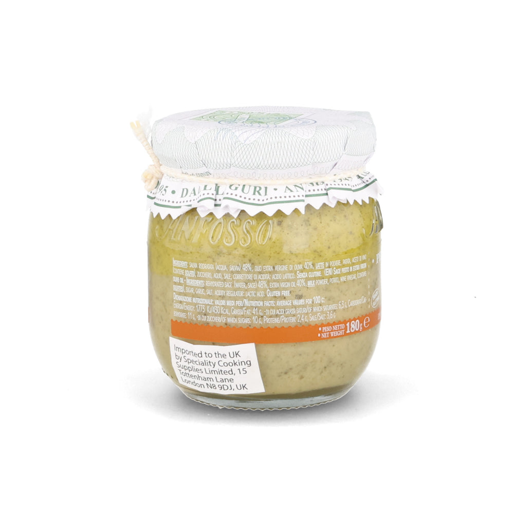 Olio Anfosso Sage Pesto in Extra Virgin Olive Oil, 180g