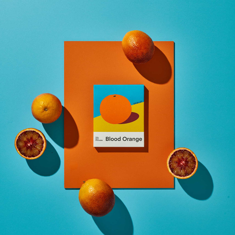 Ocelot Organic Dark Chocolate & Orange Chocolate Bar, 70g