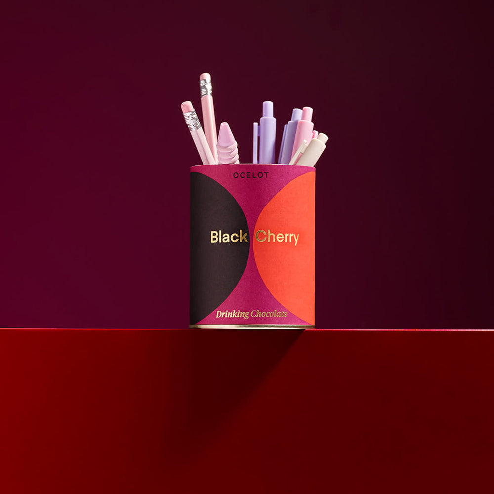 Ocelot Black Cherry Drinking Chocolate, 200g