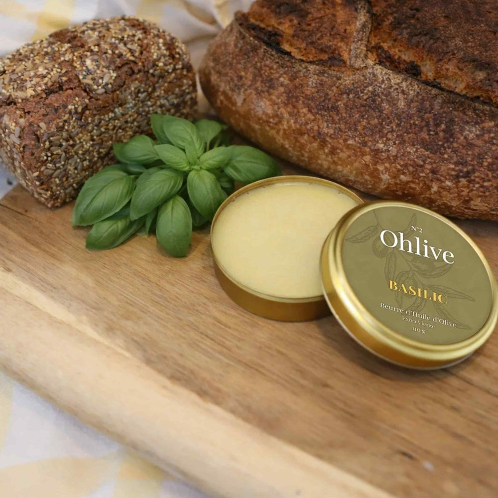 Ohlive Basil Extra Virgin Olive Oil Spread, 110g
