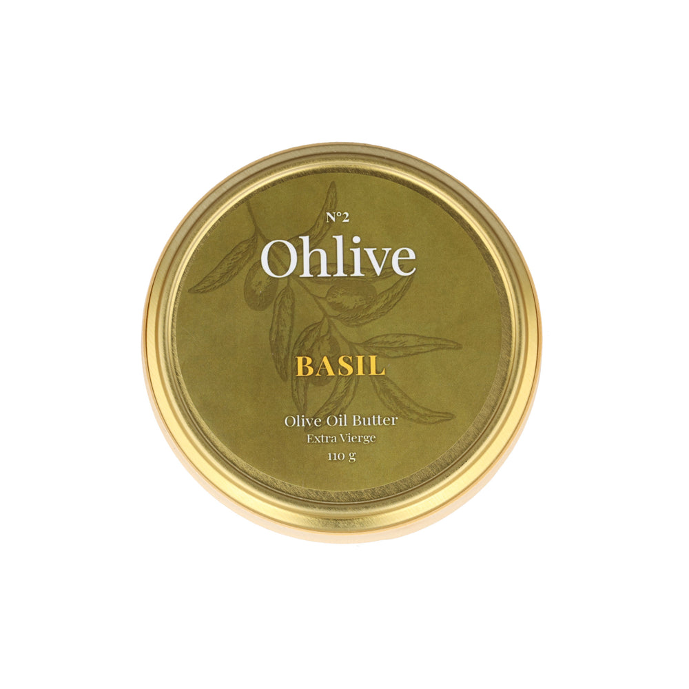Ohlive Basil Extra Virgin Olive Oil Spread, 110g