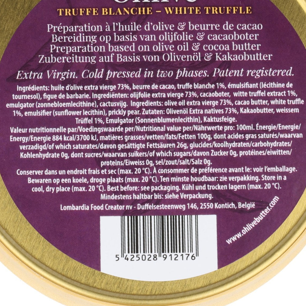 Ohlive White Truffle Extra Virgin Olive Oil Spread, 110g