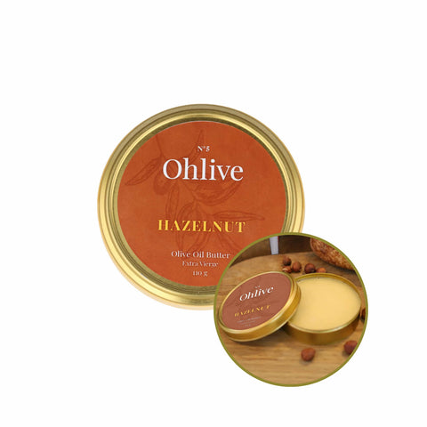 Ohlive Hazelnut Extra Virgin Olive Oil Spread, 110g