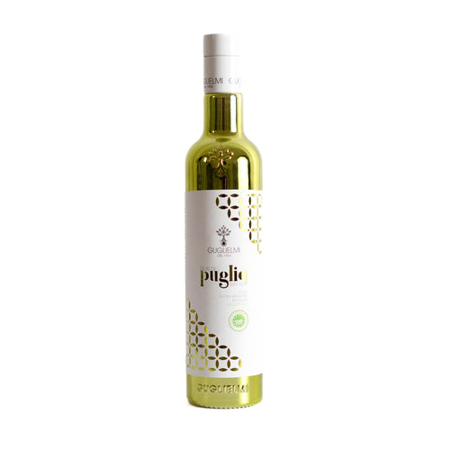 Olio Guglielmi Organic IGP Puglia Extra Virgin Olive Oil, 500ml