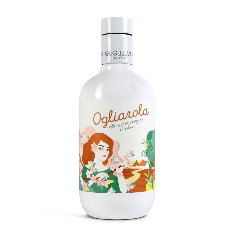 Olio Guglielmi Single Varietal Ogliarola Extra Virgin Olive Oil, 500ml