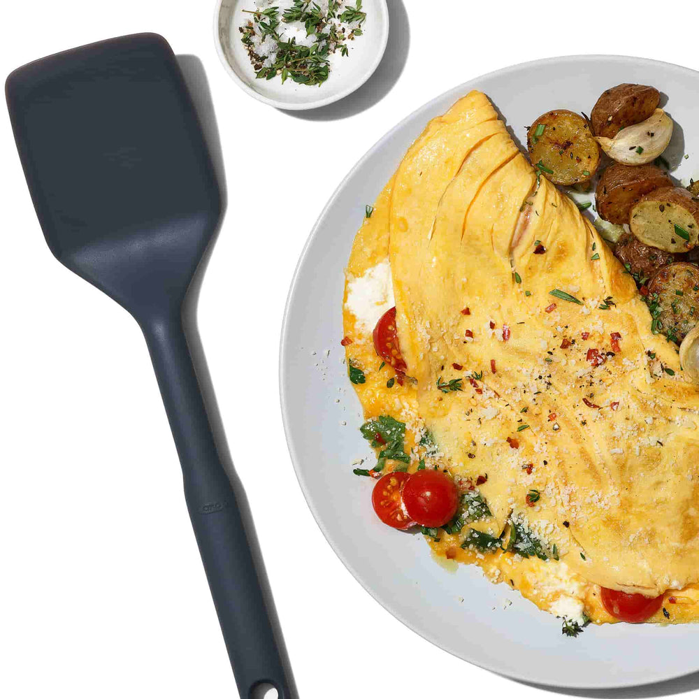 Oxo Grey Silicone Spatula | Buy online UK – Sous Chef UK