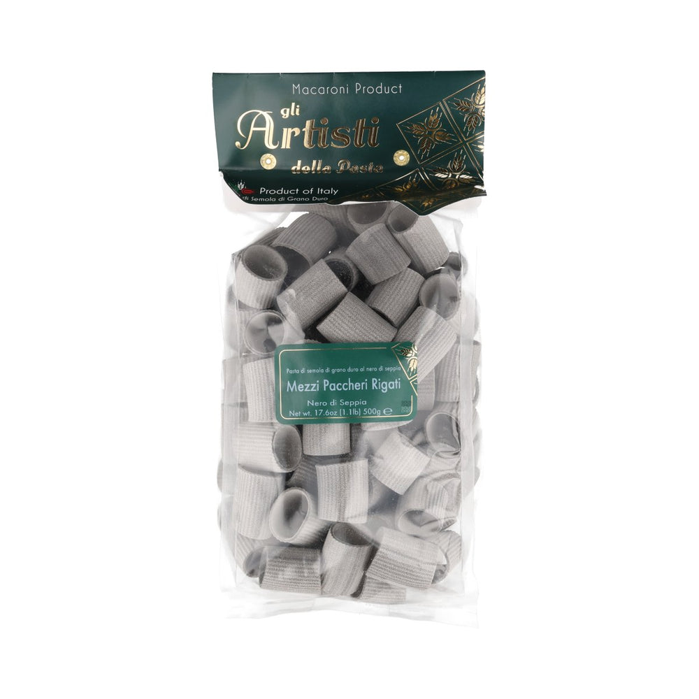 Fabbrica della Pasta IGP Squid Ink Paccheri, 500g