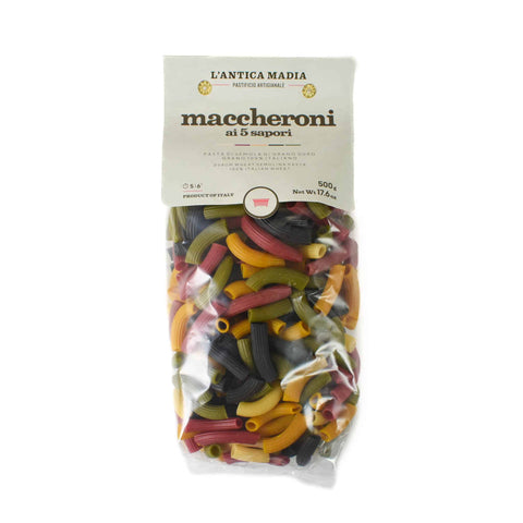 Pasta L'Antica Multicolour Pasta Maccheroni, 500g