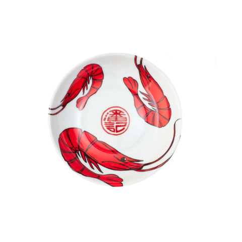 Poon's London Prawn Porcelain Dipping Bowl, 10cm