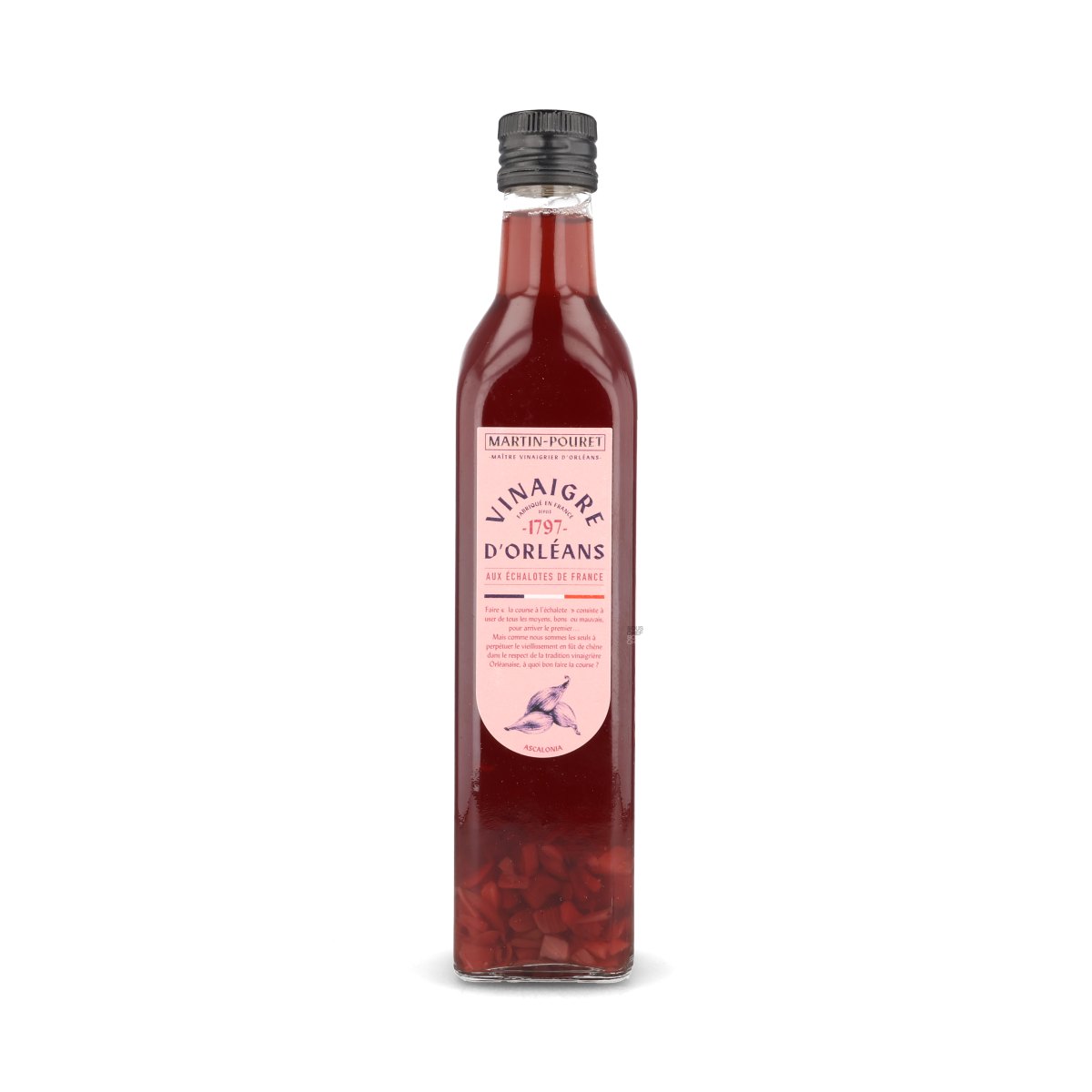 Martin Pouret Orleans Red Wine Vinegar with French Shallots, 500ml