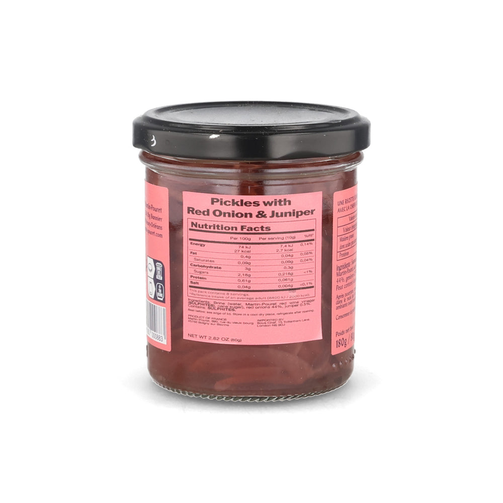 Martin Pouret Pickles with Red Onion & Juniper, 80g