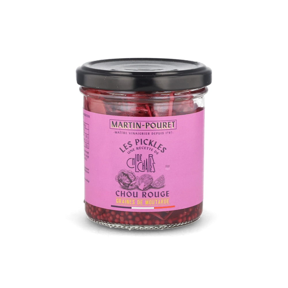 Martin Pouret Pickles with Red Cabbage & Mustard Seeds, 60g