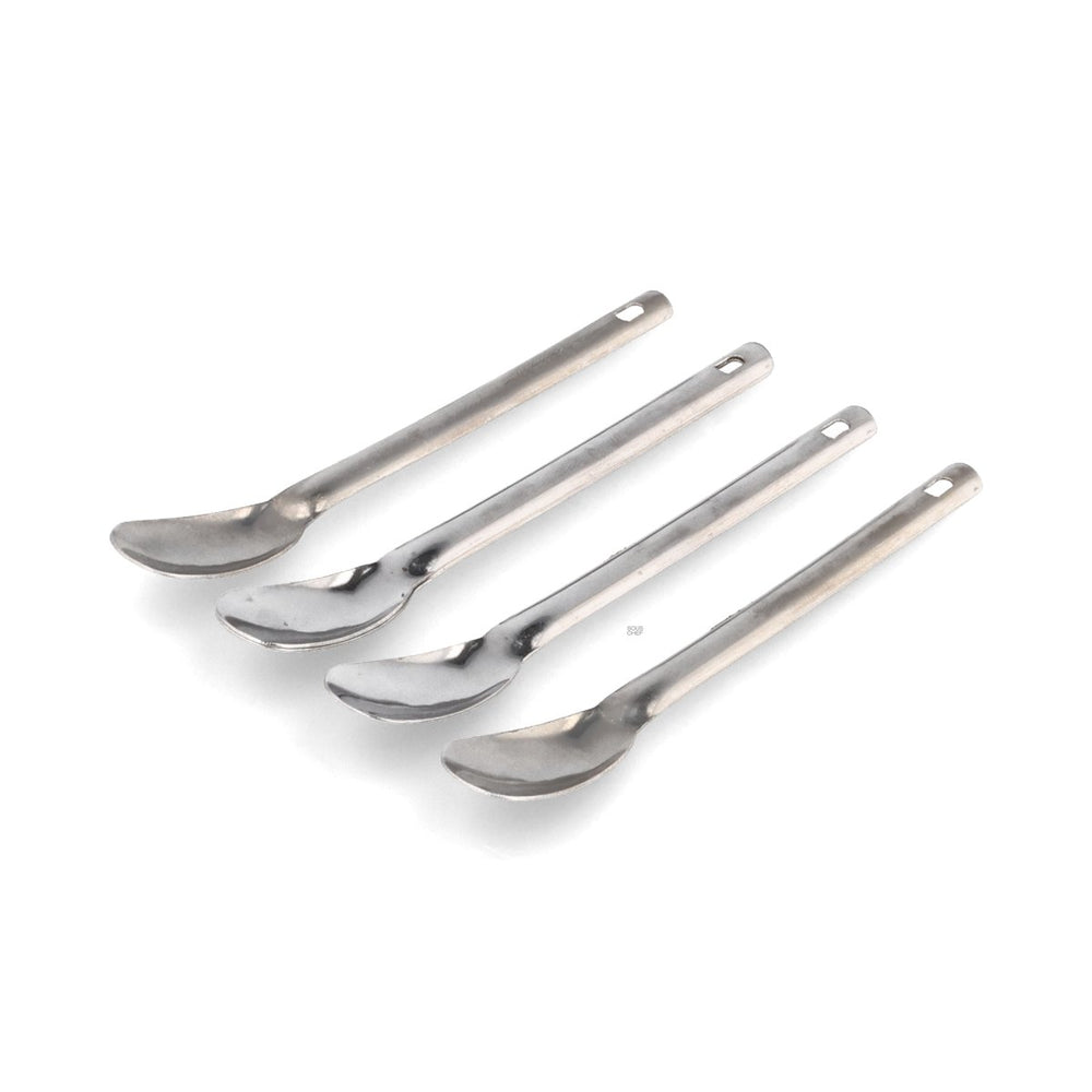 Set of 100 Stainless Steel Canape Tasting Spoons