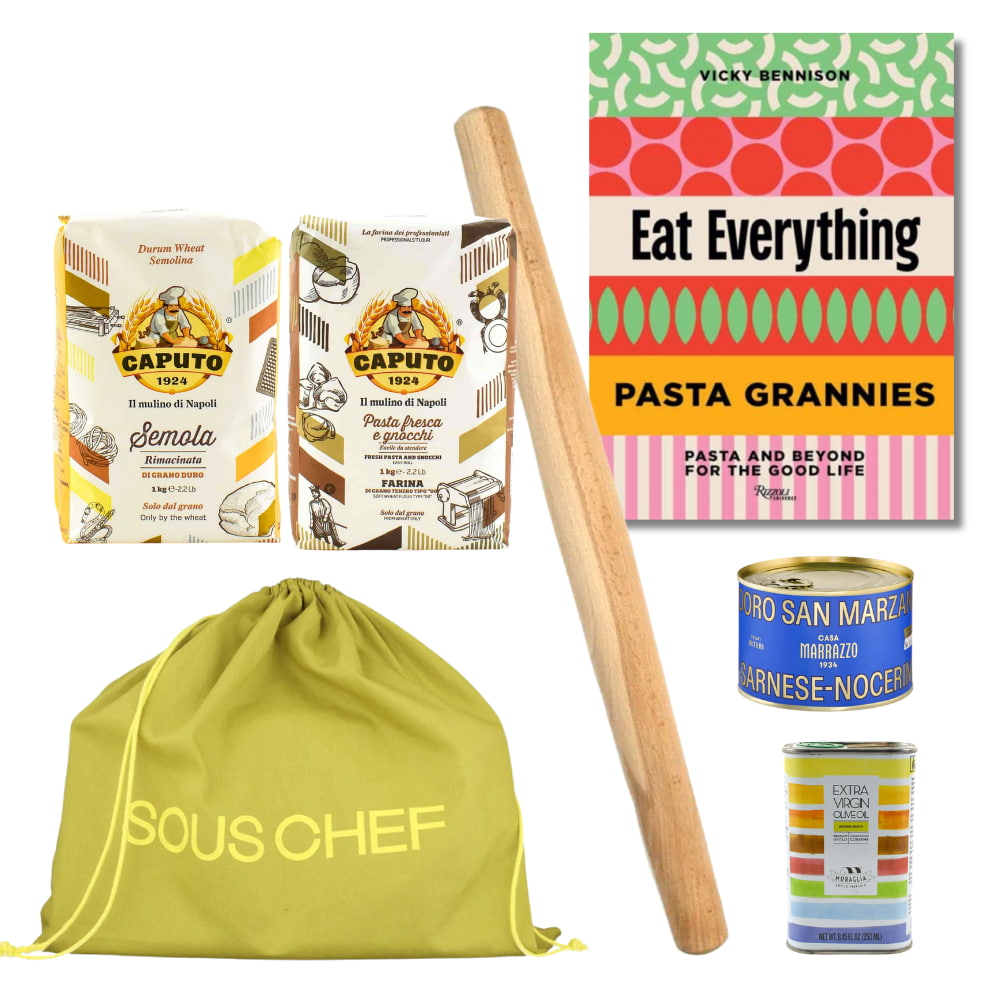 Pasta Grannies Cookbook & Ingredients Set