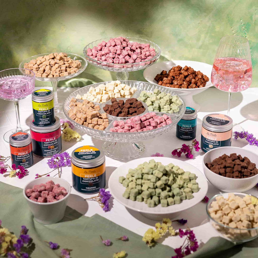 La Perla di Torino Mini Salted Pistachio Truffles, 50g