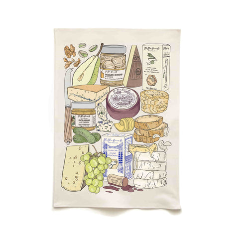 Quite Nice Clothing Breakfast Organic Cotton Tea Towel