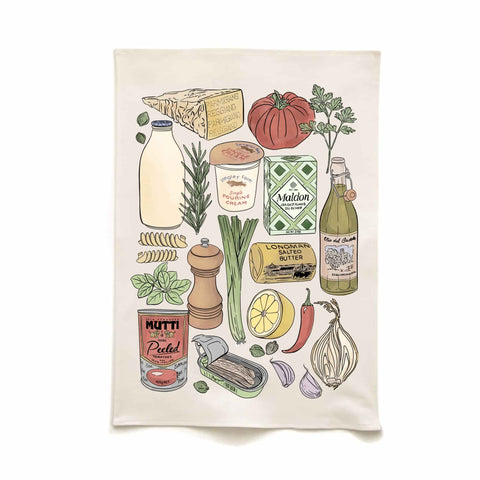 Quite Nice Clothing Cooking Essentials Organic Cotton Tea Towel